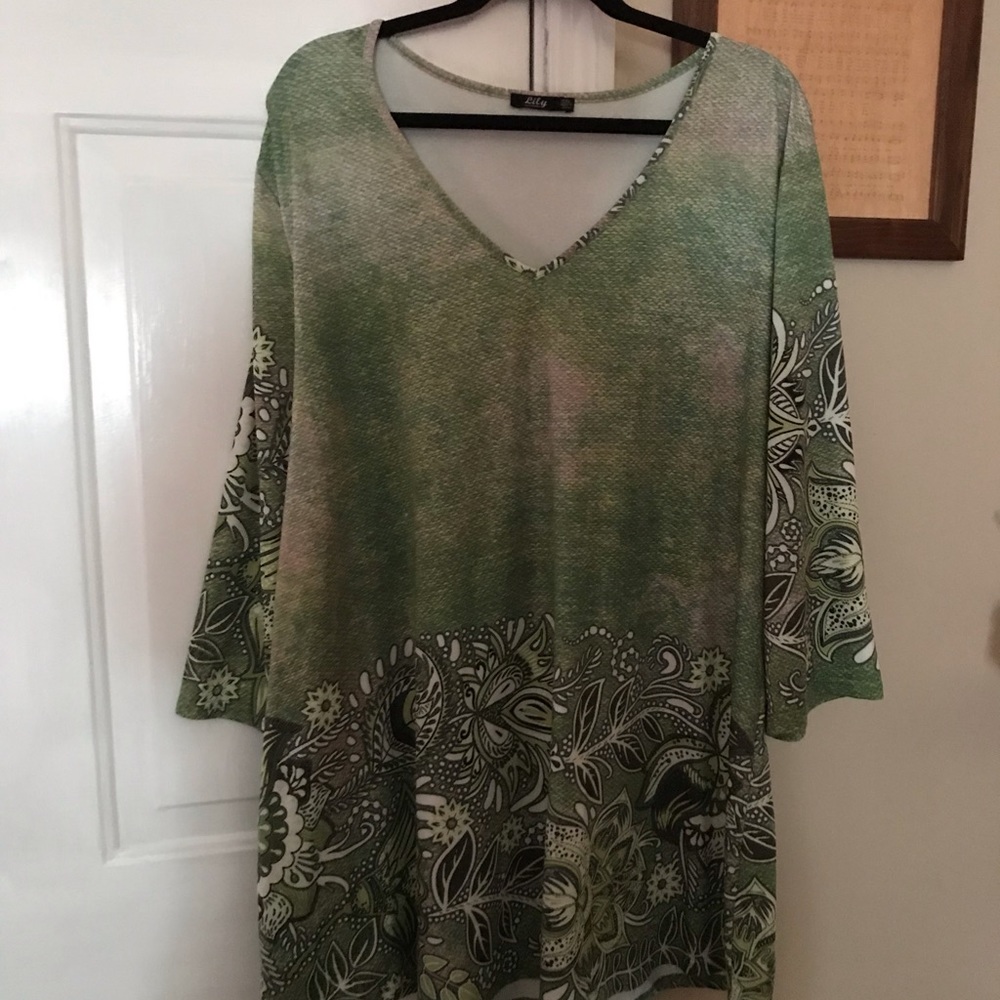 Zulily stretch tunic, size 4XL